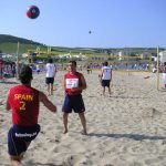 Croyde (EN) 2006 - Calentamiento del equipo español